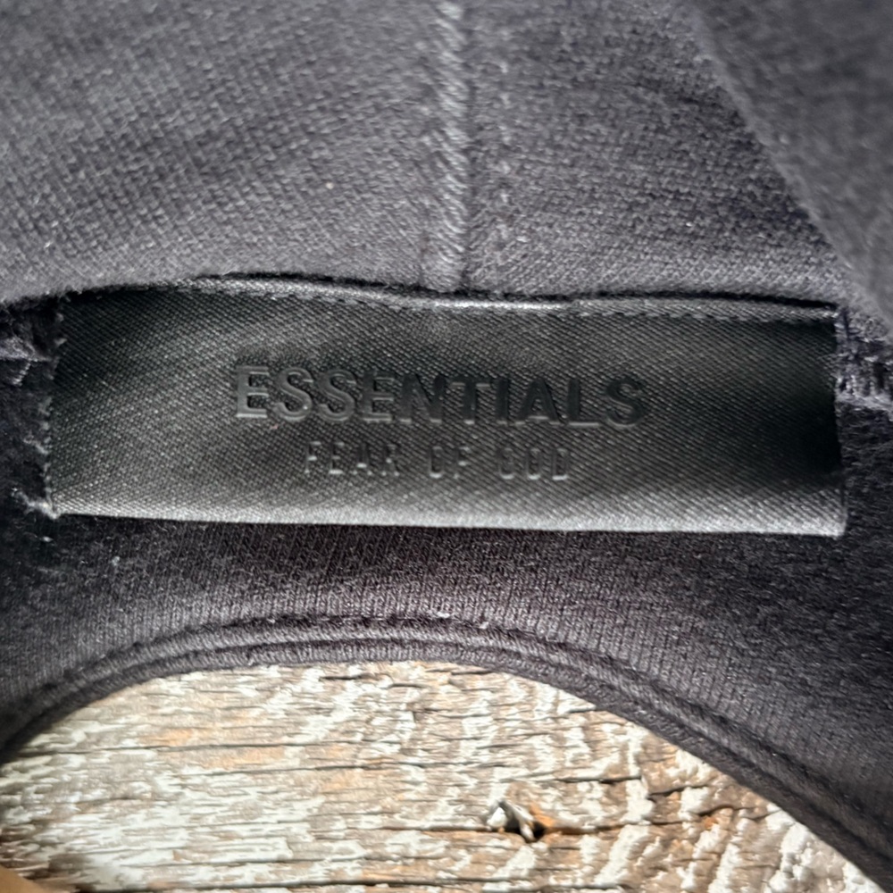 Fear of God Essentials | Classic Fleece Streetwear Hoodie Unisex M, "Jet Black" - Picture 7 of 10